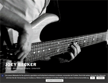 Tablet Screenshot of joey-becker.de